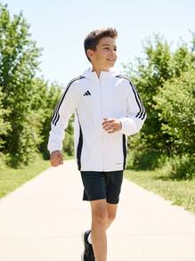 Adidas Tween Boys Sweatshirts Durable Comfortable Versatile Weekend Training Casual IM8799 - White - View 3