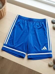 Adidas Tween Boys Shorts Classic Fit Stretchy Easy To Match Running Beach Sports JN5455 - Blue - View 2