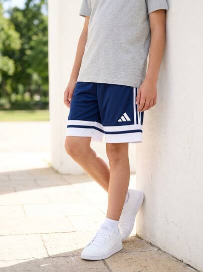 Adidas Tween Boys Shorts Soft Quick-Dry Moisture-Wicking Outdoor Training Casual JJ2418