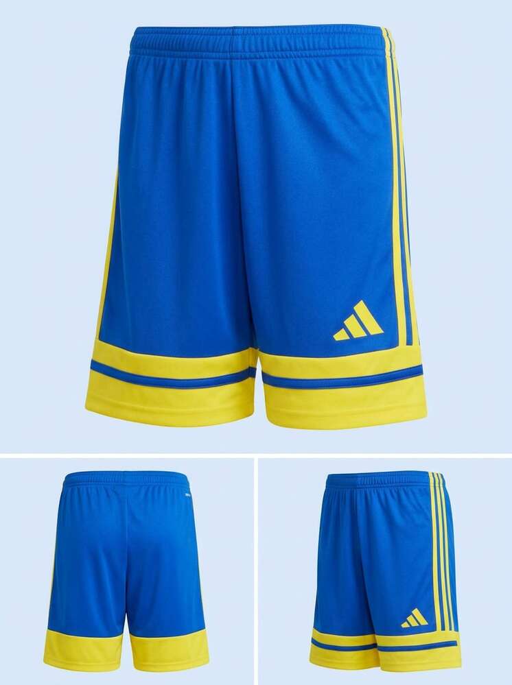Adidas Tween Boys Shorts Breathable Soft Quick-Dry Beach Sports Weekend JN5412 - Blue - View 5