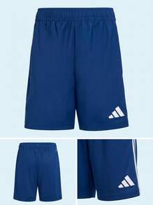 Adidas Tween Boys Shorts Moisture-Wicking Durable Lightweight Running Beach Sports JN7173 - Navy Blue - View 4
