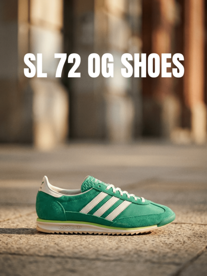Adidas SL 72 Women's Casual Athletic Shoes Sporty Responsive Durable Weekend Casual Outing Green JQ7397