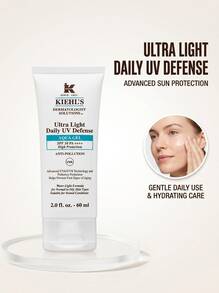 Kiehl's جل واقي من الأشعة فوق البنفسجية اليومي فائق الخفة SPF 50 60 مل - أبيض - مشاهدة 1