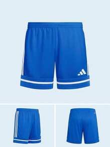 Adidas Tween Boys Shorts Classic Fit Stretchy Easy To Match Running Beach Sports JN5455 - Blue - View 4