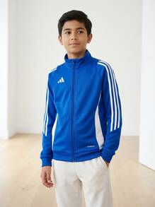 Adidas Tween Boys Sweatshirts Classic Fit Quick-Dry Skin-Friendly Travel Sports Home IR9509 - Blue - View 1
