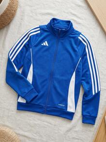 Adidas Tween Boys Sweatshirts Classic Fit Quick-Dry Skin-Friendly Travel Sports Home IR9509 - Blue - View 2