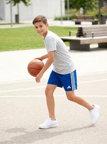 Adidas Tween Boys Shorts Moisture-Wicking Durable Lightweight Running Beach Sports JN7173 - Navy Blue - View 6