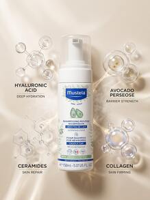 Mustela Foam Shampoo For Newborns 5.07oz/150ml – Foam Shampoo, Cradle Cap Care, For Newborns, Avocado Polyphenols, Suitable For Baby Bath Time - Multicolor - View 2