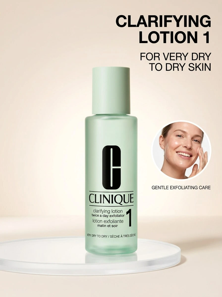 Clinique Clarifying Lotion 1 For Very Dry Skin 200 Ml - Clear - View 1