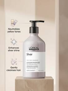 L'Oréal Professionnel Serie Expert Silver Shampoo 500 Ml - Silver - View 3