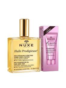 Nuxe مجموعة هدايا العناية بالجسم والشعر Huile Prodigieuse - أبيض - مشاهدة 6