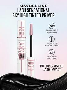 Maybelline مُحَسِّن رموش سماوي عالي اللون أسود ناعم 7.7 مل - برايمر رقم - مشاهدة 2