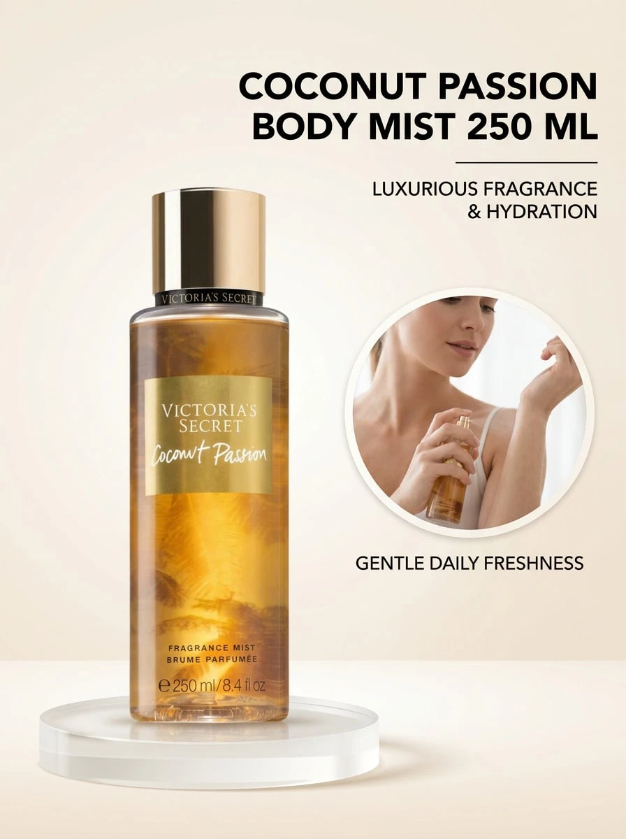 Victoria's Secret رذاذ الجسم بنكهة جوز الهند والشغف 250 مل - Coconut Passion - مشاهدة 1