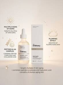 The Ordinary سيروم متعدد الببتيد + حمض الهيالورونيك من ذا اورديناري، 60 مل - أبيض/رائحة - مشاهدة 3