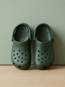 Crocs Unisex Fashion Slippers Durable Lightweight Quick-Dry Daily Casual Indoor 10001-3CM - Field Green - View 1
