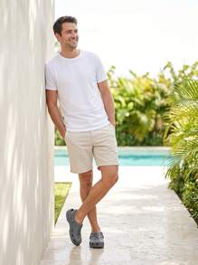 Crocs Men Sport Sandals Cushioned Durable Easy To Match Vacation Weekend Travel 10001-0Z3 - Concrete - View 6