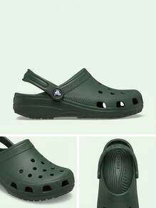 Crocs Unisex Fashion Slippers Durable Lightweight Quick-Dry Daily Casual Indoor 10001-3CM - Field Green - View 3