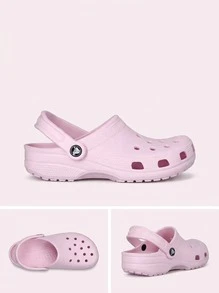 Crocs CLASSIC CLOG Women Clogs Easy To Match Classic Lightweight Daily Casual Weekend 10001-6ZW - Pink Milk - View 3