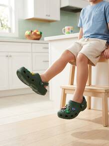 Crocs Unisex Fashion Slippers Durable Lightweight Quick-Dry Daily Casual Indoor 10001-3CM - Field Green - View 5