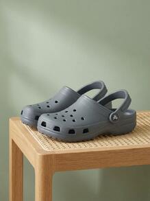 Crocs Men Sport Sandals Cushioned Durable Easy To Match Vacation Weekend Travel 10001-0Z3 - Concrete - View 1