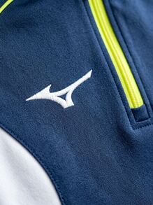 Mizuno قمصان رياضية للرجال أزرق داكن - أزرق بحري - مشاهدة 3