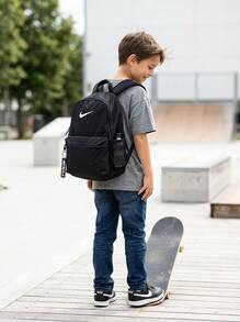 Nike Kids Backpacks Durable Versatile Lightweight Commuting Daily Weekend DR6091-010 - Black - View 6