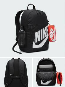 Nike Kids Backpacks Lightweight Sturdy Waterproof Weekend Hiking School HJ4186-010 - Black - View 4