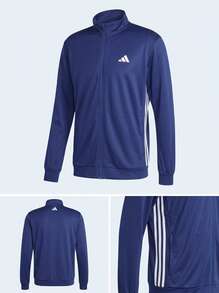 Adidas Men Sports Jackets Versatile Durable Insulated Casual Weekend Commuting White KC8151 - Blue/White - View 4