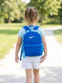Nike Kids Backpacks Sturdy Waterproof Breathable Back Travel Work Gym DR6091-480 - أزرق ملكي/أزرق جامعي/أبيض - مشاهدة 3