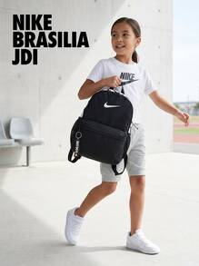 Nike Kids Backpacks Durable Versatile Lightweight Commuting Daily Weekend DR6091-010 - Black - View 1