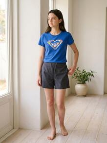 Roxy Women's Comfortable Versatile Lightweight Training Vacation School ERGZT03847-BLA0 - Blue - View 2