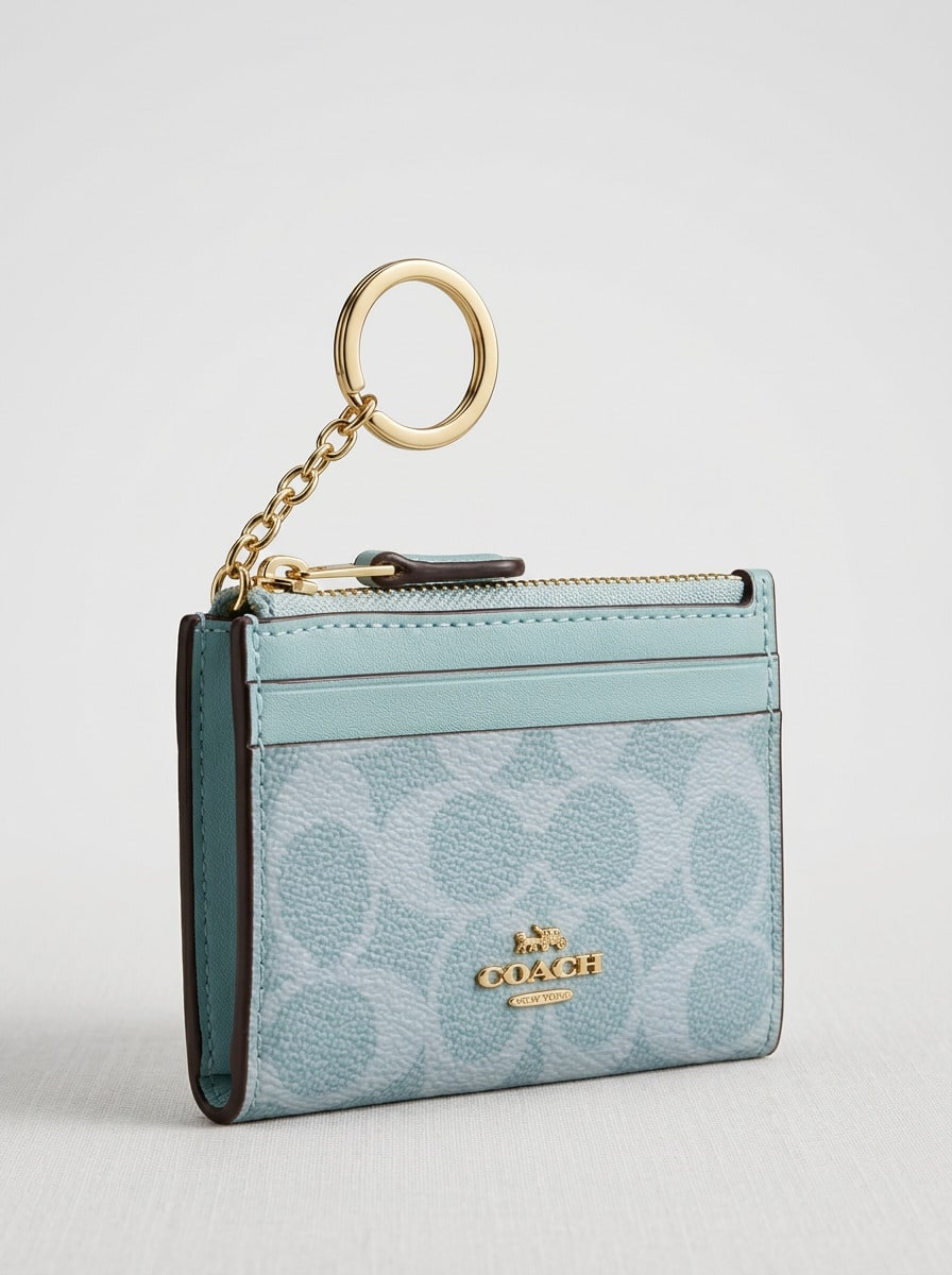 Coach Mini Skinny Id Case In Signature Canvas | SHEIN USA