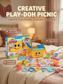 PLAY-DOH Picnic Creations Clay Starter Set For Kids F69165L0 Multicoloured For Playroom STEM Learning Christmas Party Sensory Toy Creative Play DIY Kit - Multicolor - View 3
