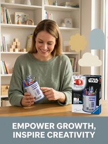Ravensburger كأس قلم رصاص  النجوم R2D2 54p - متعدد الألوان - مشاهدة 2
