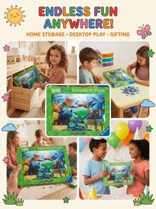 Ravensburger فسيفساء ماينكرافت بدقة 1000 بكسل - متعدد الألوان - مشاهدة 7