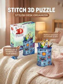 Ravensburger Disney Stitch Pencil Holder 54Pieces 3D Puzzle Kids Age 6Years+ 11642 - Multicolor - View 3