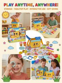 PLAY-DOH Picnic Creations Clay Starter Set For Kids F69165L0 Multicoloured For Playroom STEM Learning Christmas Party Sensory Toy Creative Play DIY Kit - Multicolor - View 5