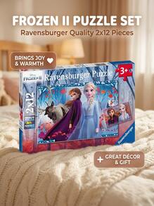 Ravensburger DFZ: Frozen 2 2x12p - متعدد الألوان - مشاهدة 3