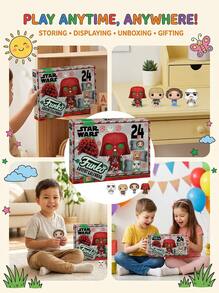 Funko Galaxy Holiday Advent Calendar Unisex For Kids 62090F Multicolour For Christmas Party Home Display Festive Countdown Collectible Mystery Figures Set - Multicolor - View 5