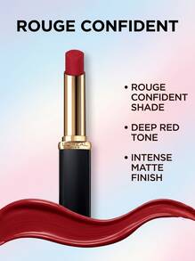 L’Oreal Paris روج مات عالي الحجم 300 روج كونفيدنت 1.8 جرام - 300 روج واثقون - مشاهدة 2