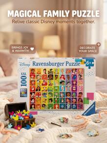 Ravensburger Disney Pixar 100 Pieces Jigsaw Puzzles Set For Kids 13332 Multicoloured For Playroom And Christmas Educational Toy Birthday Gift STEM Learning - Multicolor - View 3