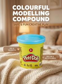 Play-Doh Single Pot Compound Age 2+ 1 Player G0510 - Blue - View 3