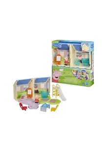 Hasbro Peppa Pig Peppa's Pop-open Playgroup Playset Unisex G05305L0 Multicolour Playroom Autumn Christmas Gift Portable Toy Preschool Action Figures Play - Multifärgad - Visa 6