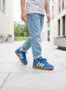 Adidas Kids Sneakers Comfortable Versatile Modern School Office Shopping IH3947 - Blue - View 2