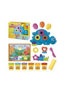 PLAY-DOH Starter Set Shapes And Colors Dinosaur Modeling Clay Kit For Kids G04915L0 Multicolour Playroom STEM Learning Sensory Christmas Preschool Activity - Multicolor - View 5
