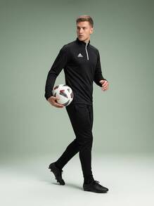 Adidas Men Sports Jackets Versatile Windproof Quick-Dry Commuting Hiking Casual H57544 - Black - View 1