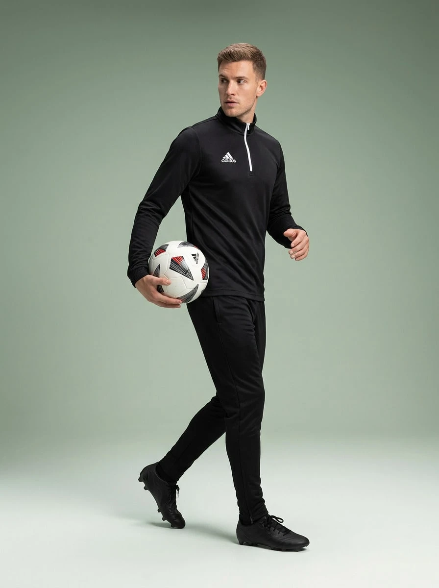 Adidas Men Sports Jackets Versatile Windproof Quick-Dry Commuting Hiking Casual H57544 - Black - View 1