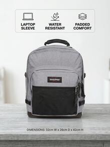 Eastpak Women's Backpacks EK000050-363 Grey Ultimate Backpack Spacious Compartment Polyester - Backpack For Women Book Bags Back Pack Autumn Winter Christmas - Sunday Grey - View 4