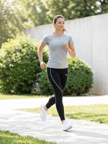 Mizuno Sports Leggings Comfortable Quick-Dry Moisture-Wicking Home Daily Training U2EB7203-09 - Black - View 5