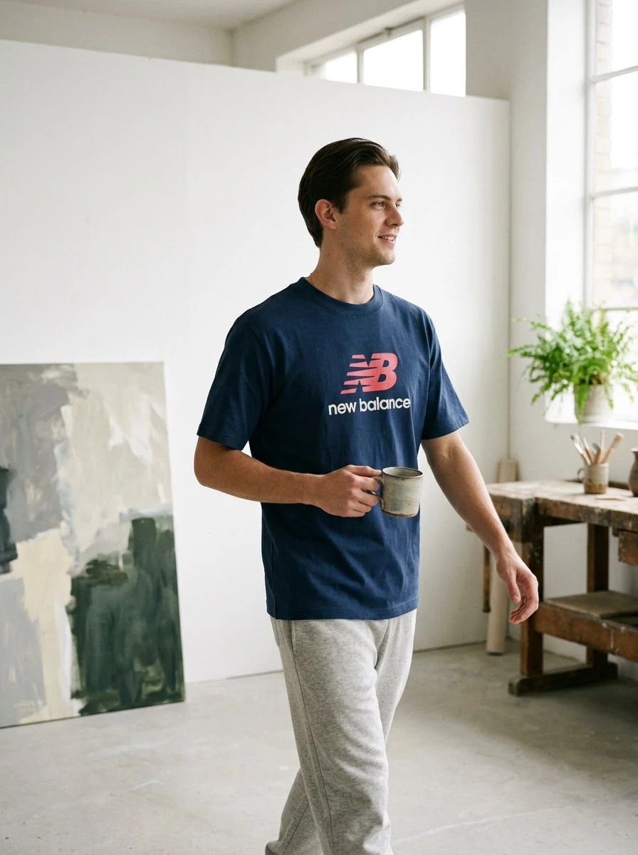New Balance Men Sports Tees & Tanks Lightweight Easy To Match Moisture ...